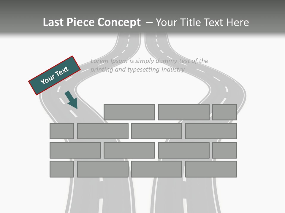 Straddle Dodge Double PowerPoint Template