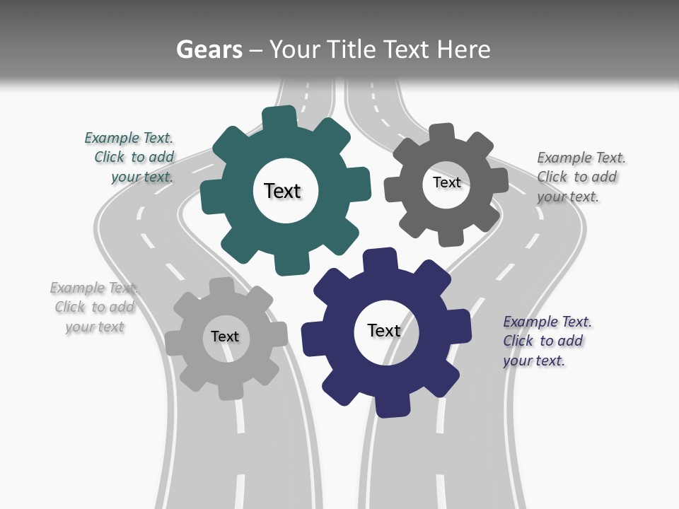 Straddle Dodge Double PowerPoint Template