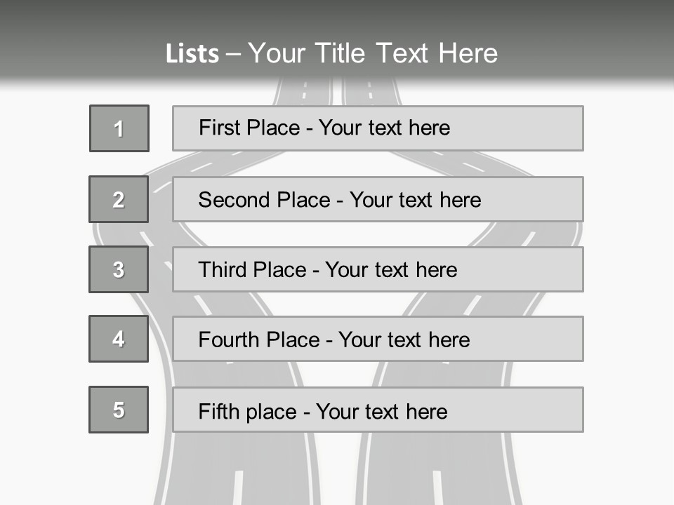 Straddle Dodge Double PowerPoint Template