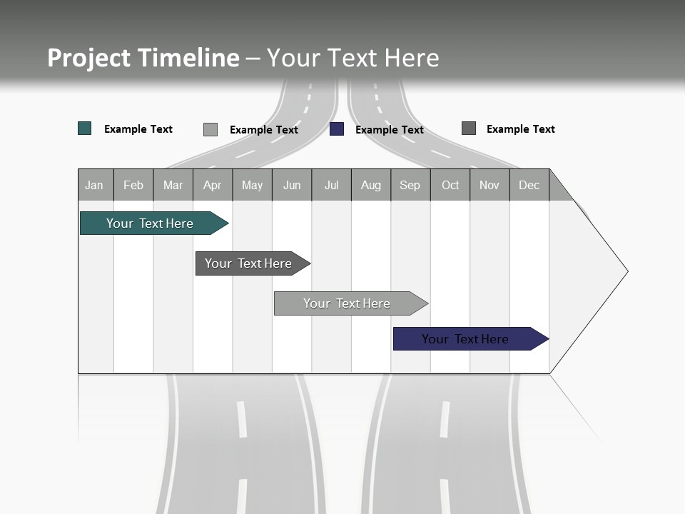 Straddle Dodge Double PowerPoint Template