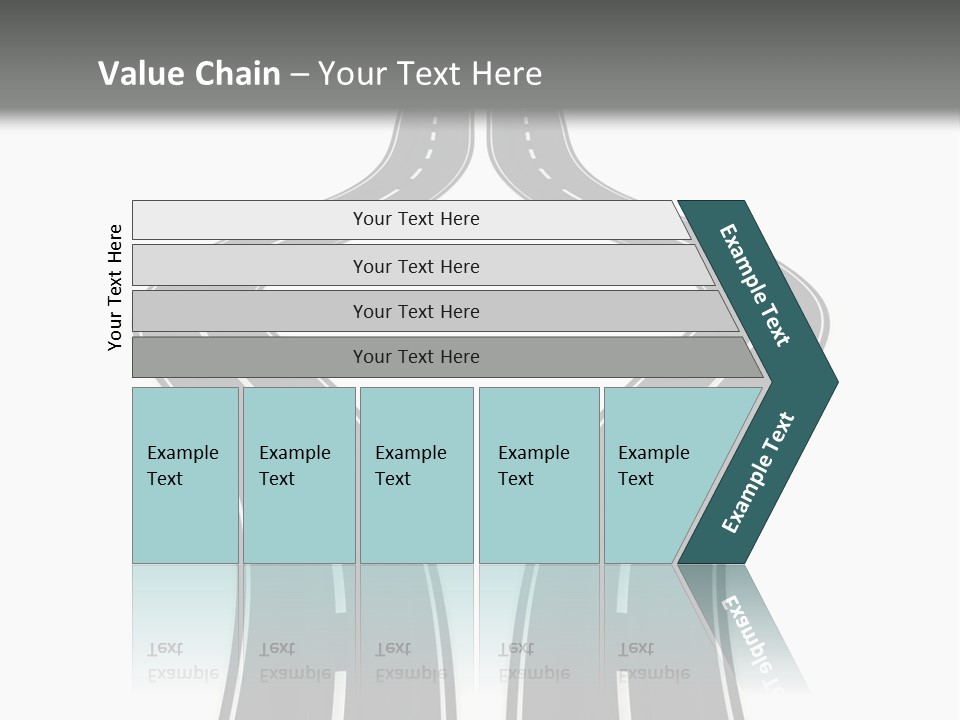 Straddle Dodge Double PowerPoint Template