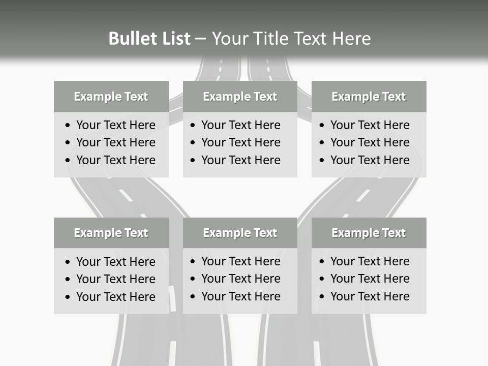 Straddle Dodge Double PowerPoint Template