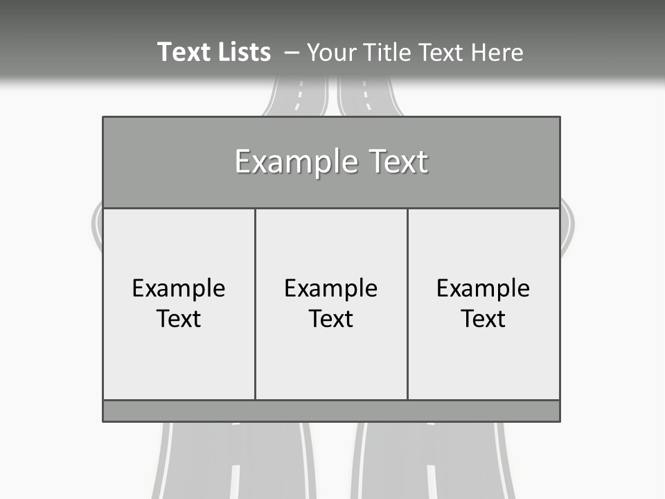 Straddle Dodge Double PowerPoint Template