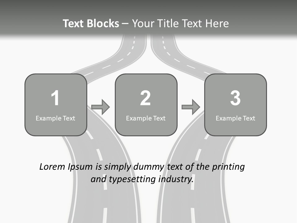 Straddle Dodge Double PowerPoint Template
