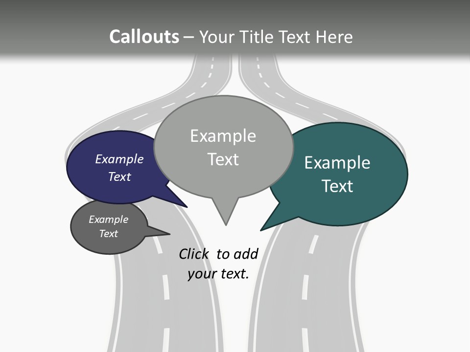 Straddle Dodge Double PowerPoint Template