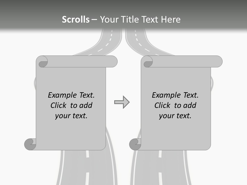 Straddle Dodge Double PowerPoint Template