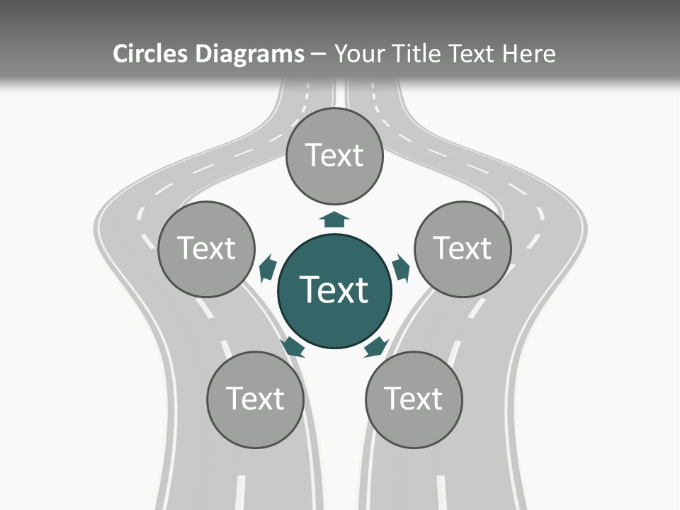 Straddle Dodge Double PowerPoint Template