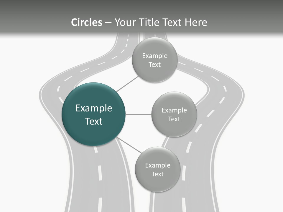 Straddle Dodge Double PowerPoint Template