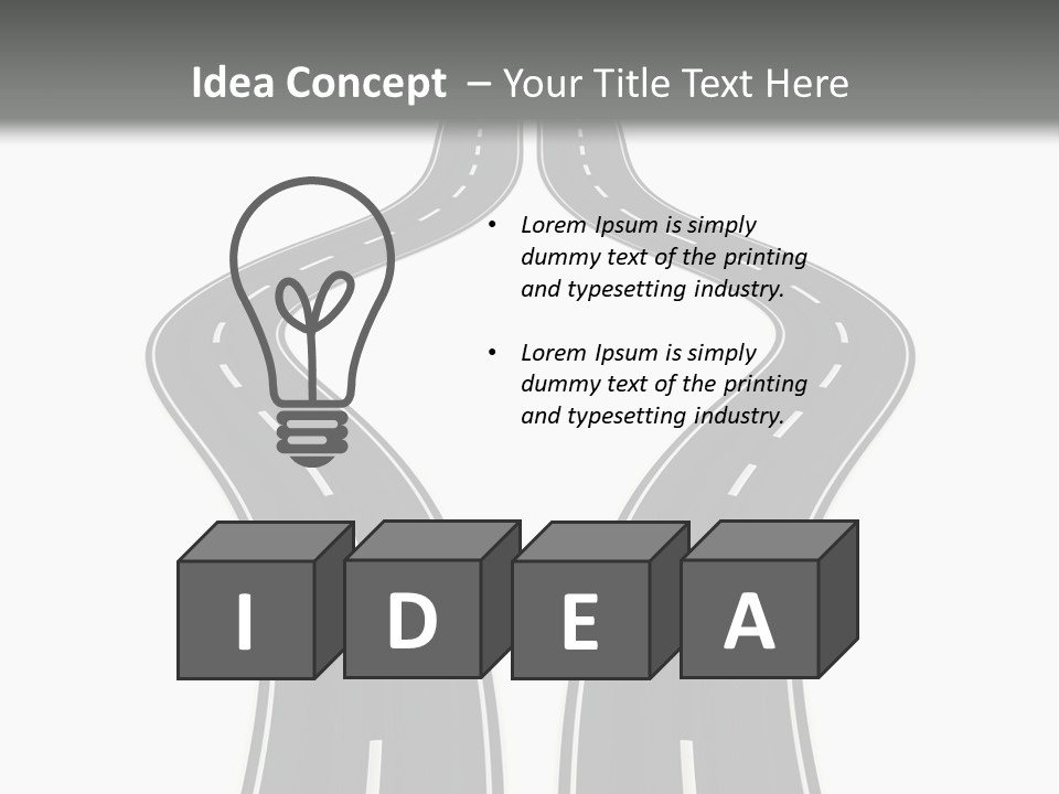 Straddle Dodge Double PowerPoint Template