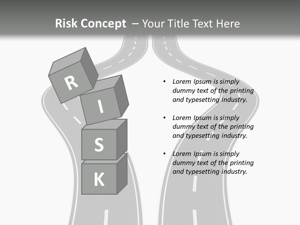 Straddle Dodge Double PowerPoint Template