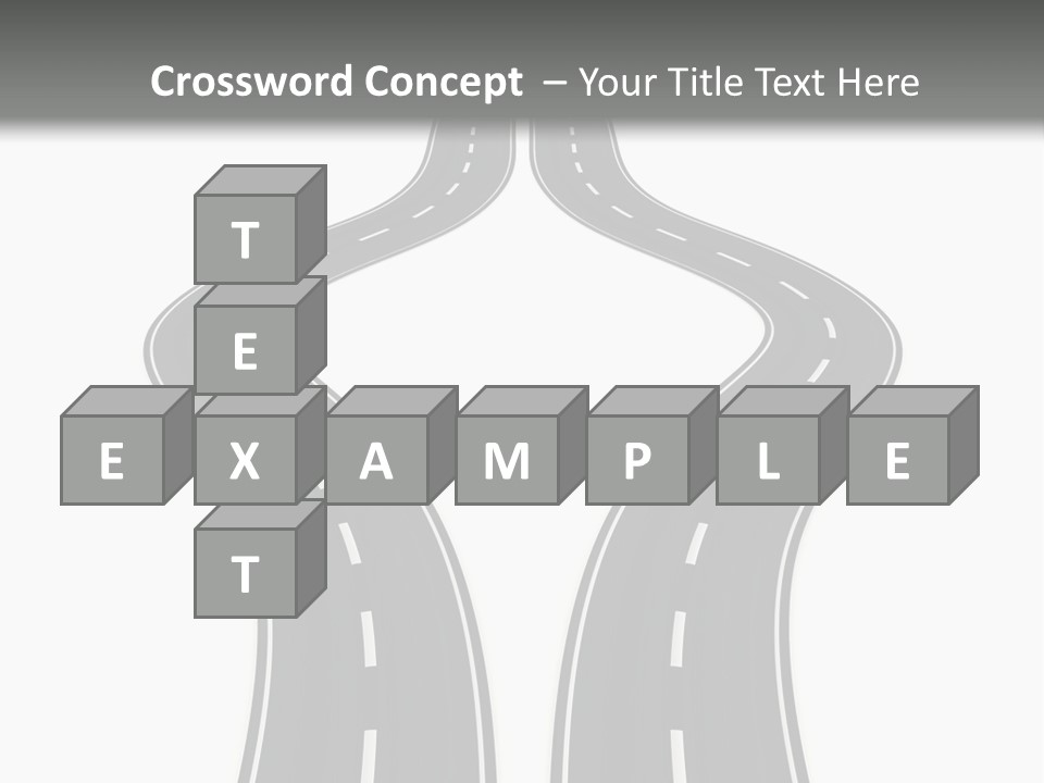Straddle Dodge Double PowerPoint Template