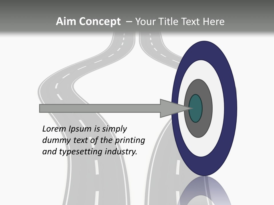 Straddle Dodge Double PowerPoint Template