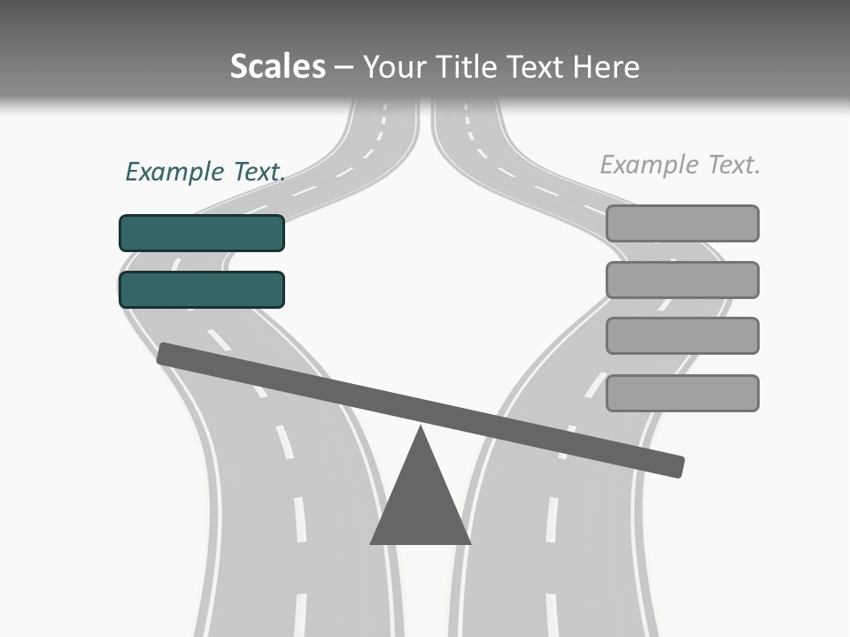 Straddle Dodge Double PowerPoint Template