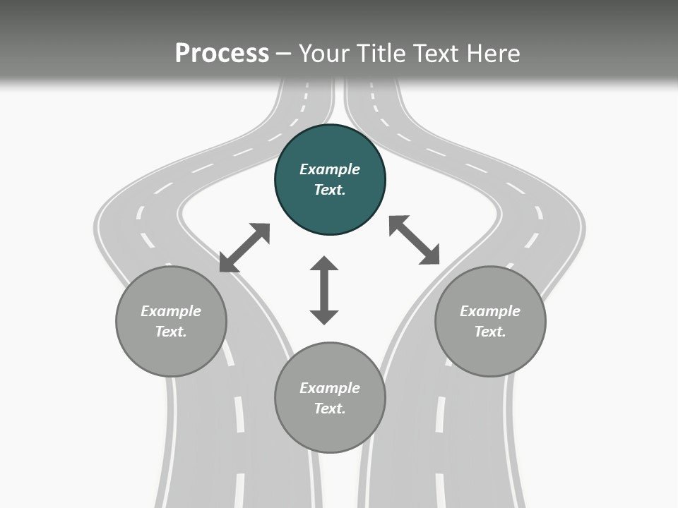 Straddle Dodge Double PowerPoint Template