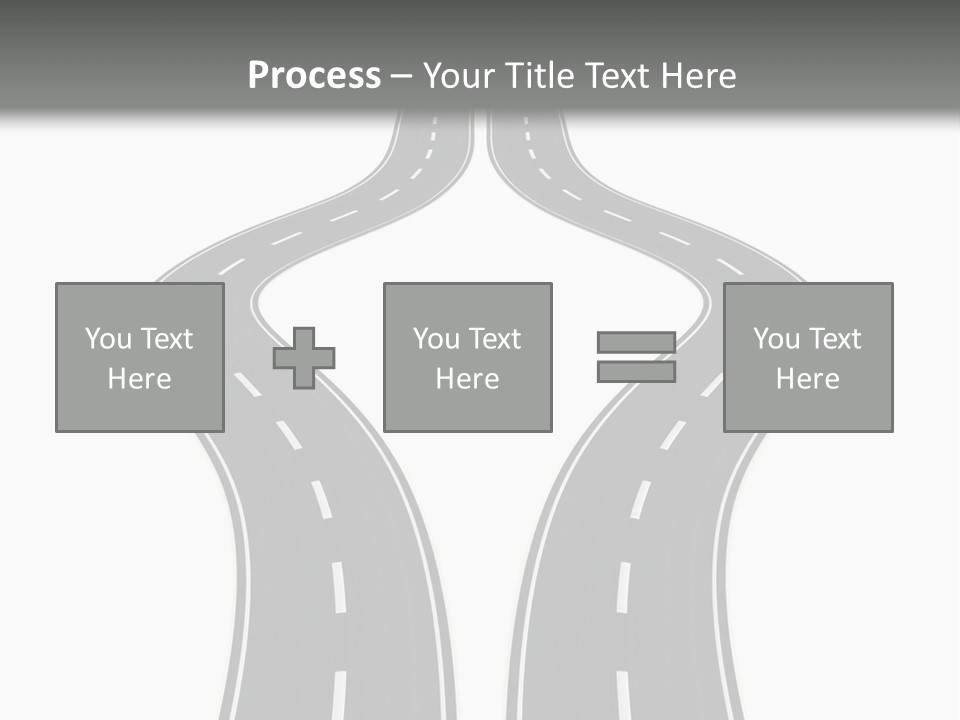 Straddle Dodge Double PowerPoint Template