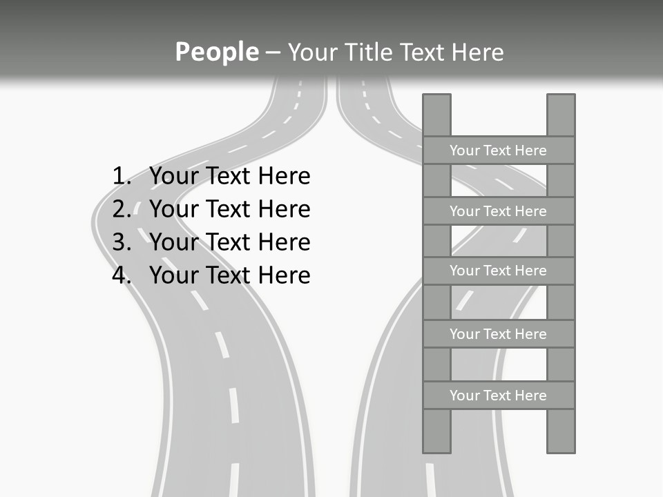 Straddle Dodge Double PowerPoint Template