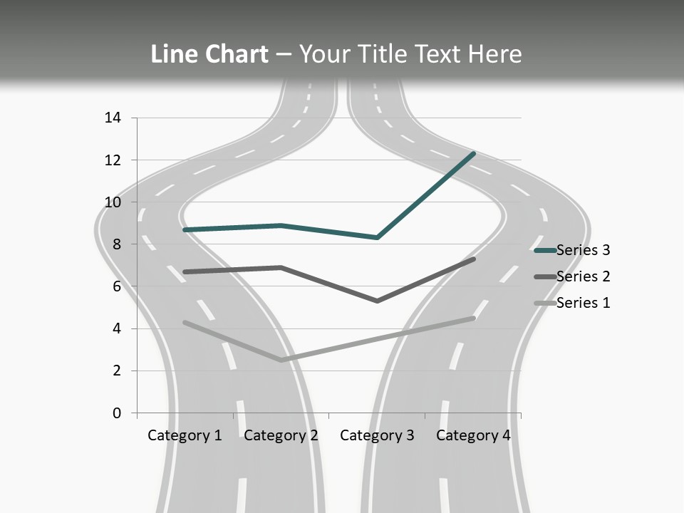 Straddle Dodge Double PowerPoint Template