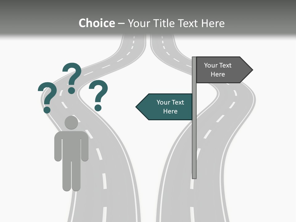 Straddle Dodge Double PowerPoint Template