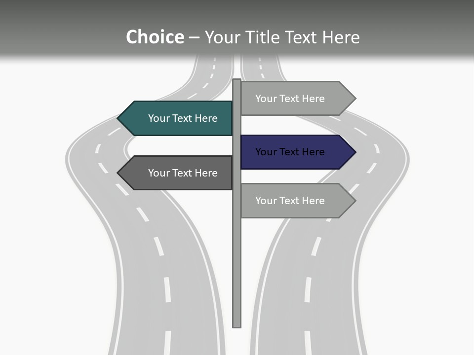Straddle Dodge Double PowerPoint Template