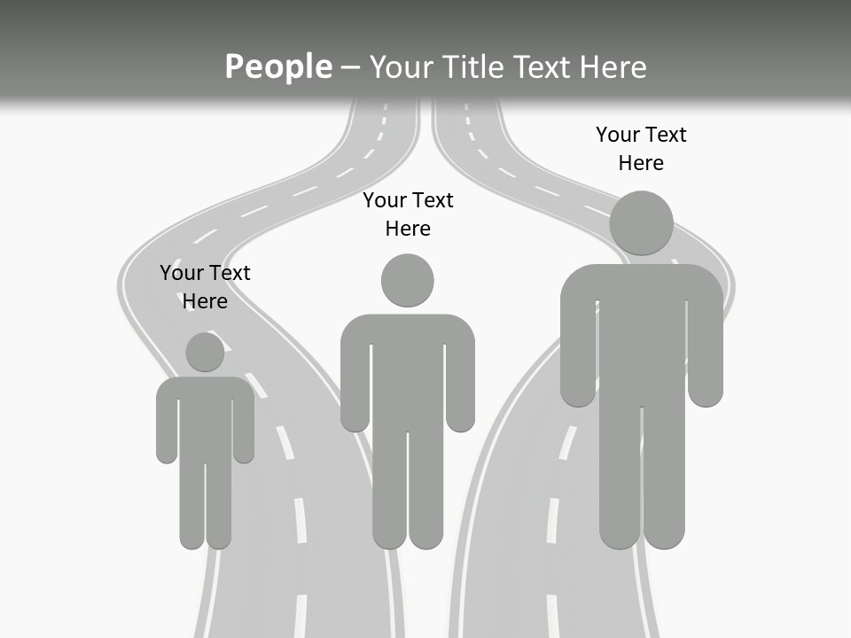 Straddle Dodge Double PowerPoint Template