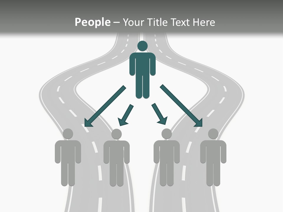 Straddle Dodge Double PowerPoint Template