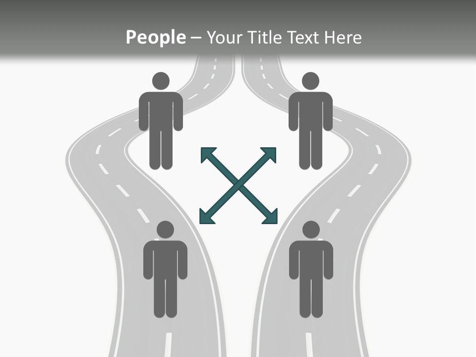 Straddle Dodge Double PowerPoint Template