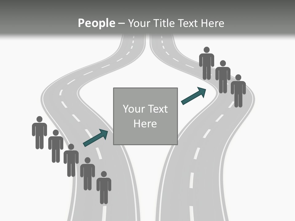 Straddle Dodge Double PowerPoint Template