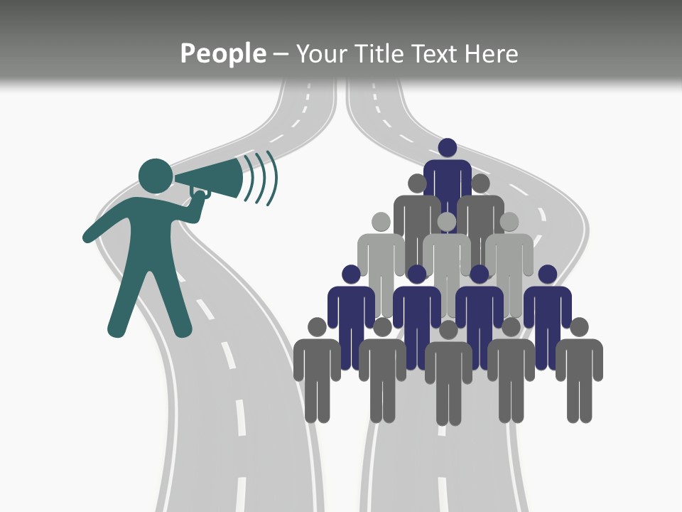 Straddle Dodge Double PowerPoint Template