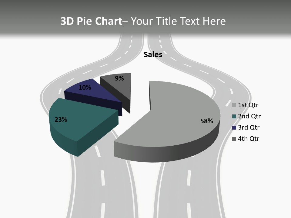 Straddle Dodge Double PowerPoint Template