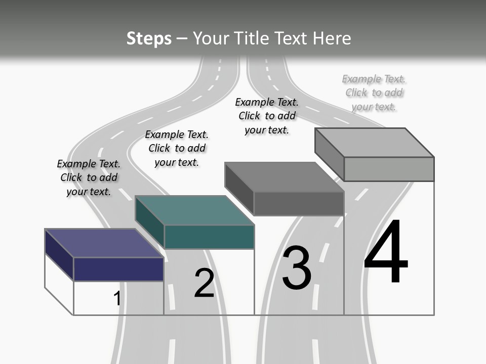 Straddle Dodge Double PowerPoint Template
