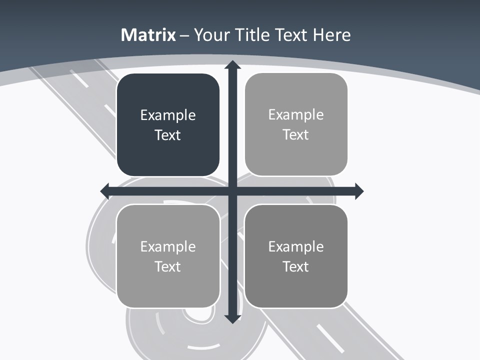 Automobile Highway Ado PowerPoint Template