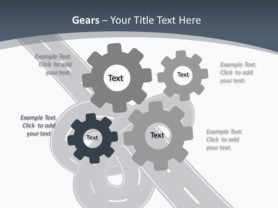 Automobile Highway Ado PowerPoint Template