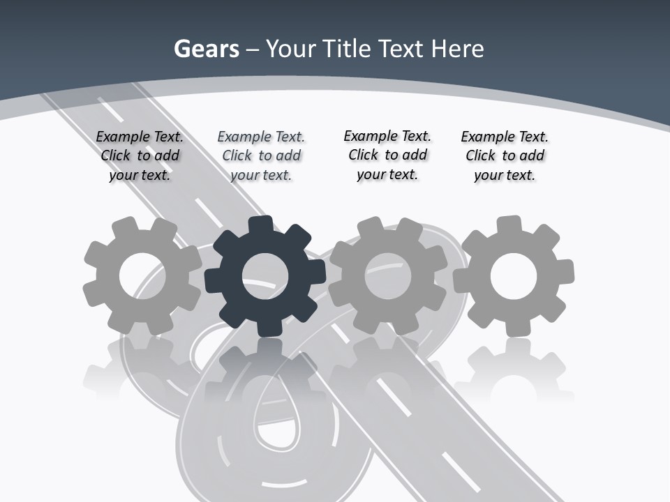 Automobile Highway Ado PowerPoint Template