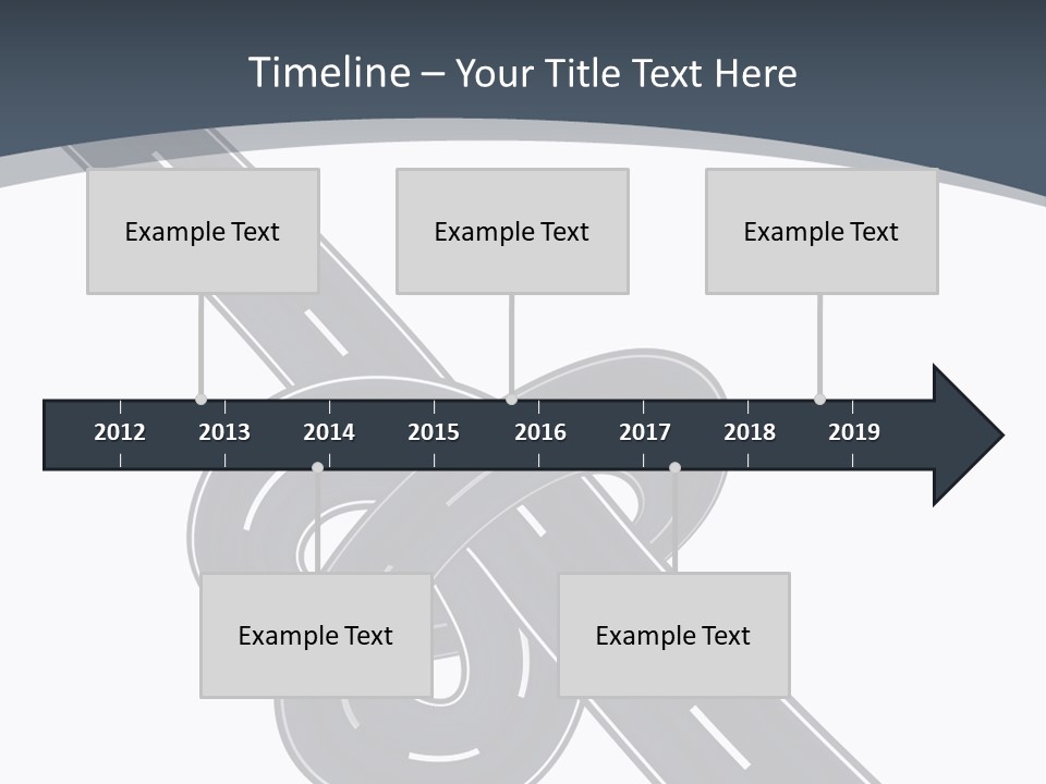 Automobile Highway Ado PowerPoint Template