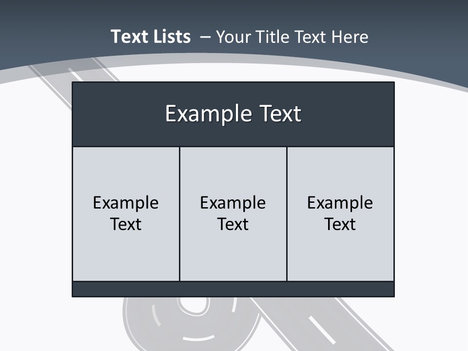 Automobile Highway Ado PowerPoint Template