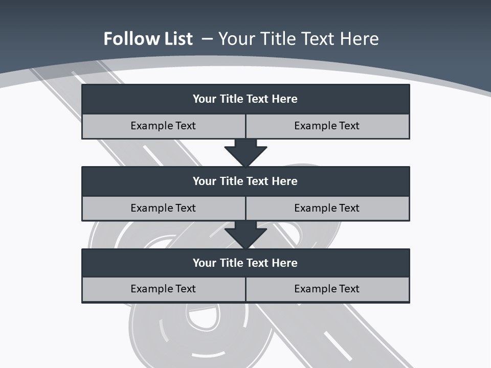 Automobile Highway Ado PowerPoint Template