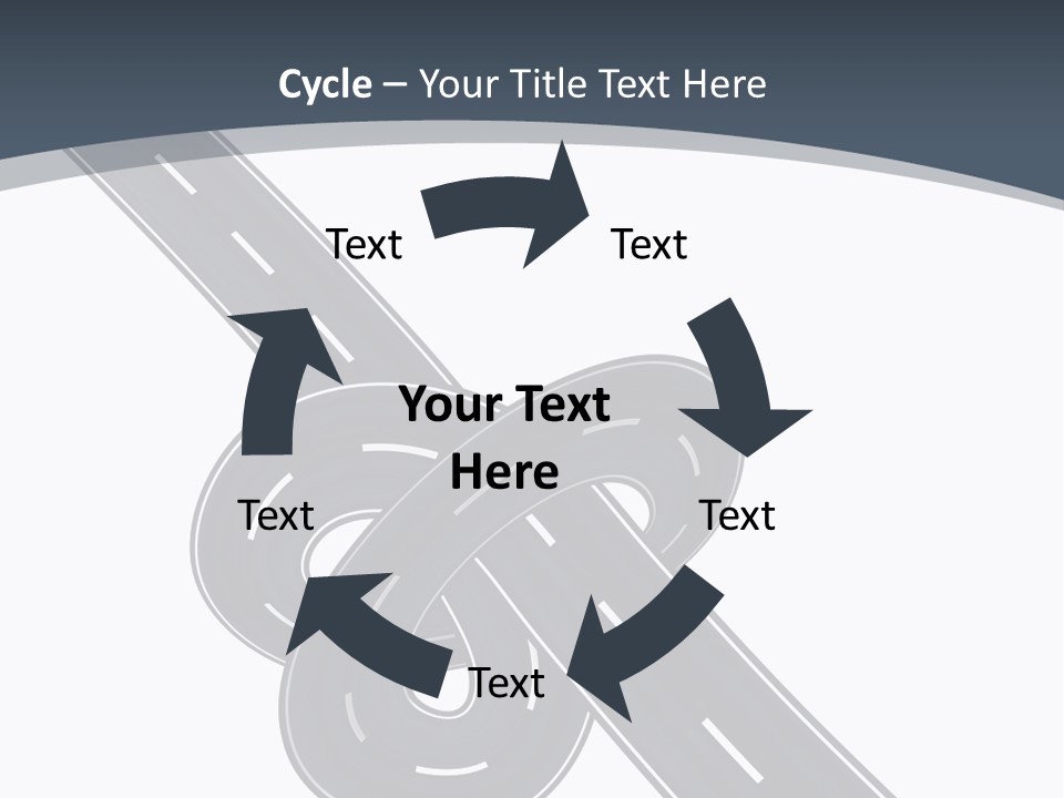 Automobile Highway Ado PowerPoint Template
