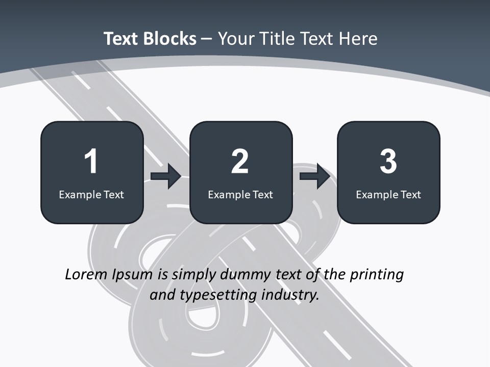 Automobile Highway Ado PowerPoint Template