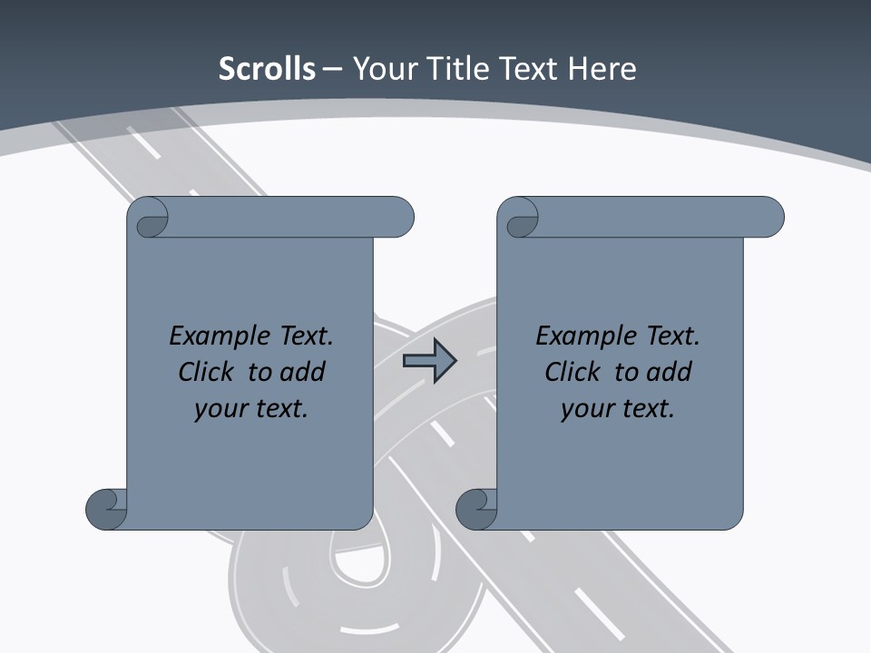 Automobile Highway Ado PowerPoint Template