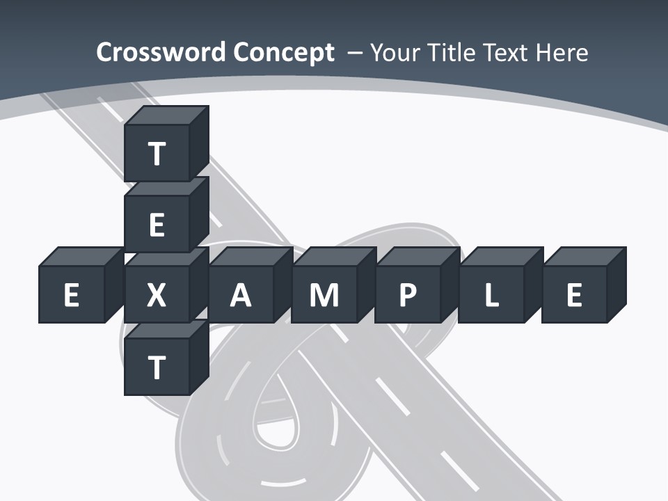 Automobile Highway Ado PowerPoint Template