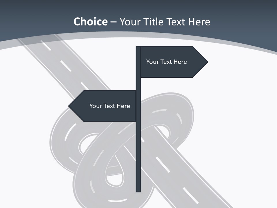 Automobile Highway Ado PowerPoint Template