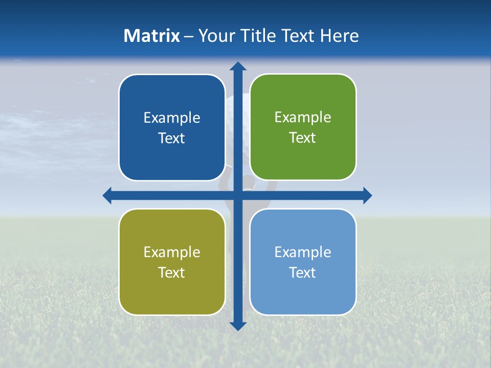 A Person Standing In The Grass With A Golf Ball In His Hand PowerPoint Template