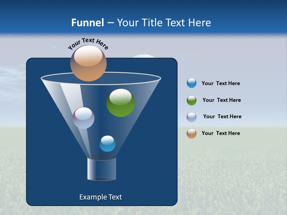 A Person Standing In The Grass With A Golf Ball In His Hand PowerPoint Template