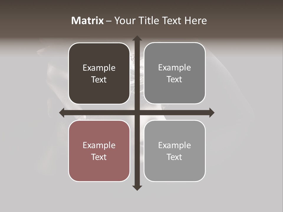 Sensuality Glamor Posing PowerPoint Template