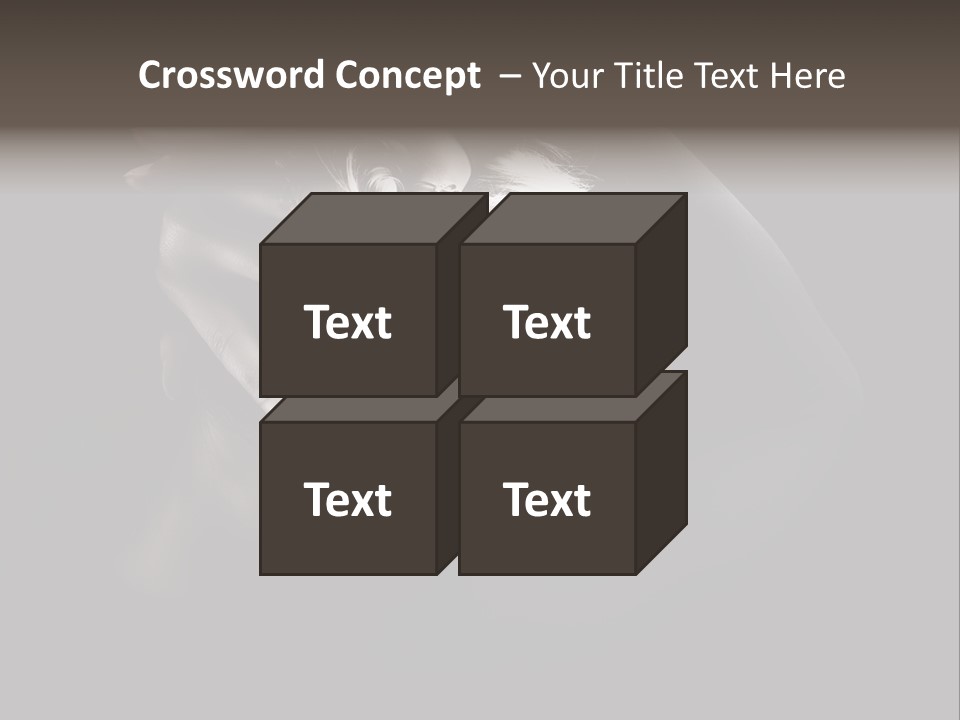 Sensuality Glamor Posing PowerPoint Template
