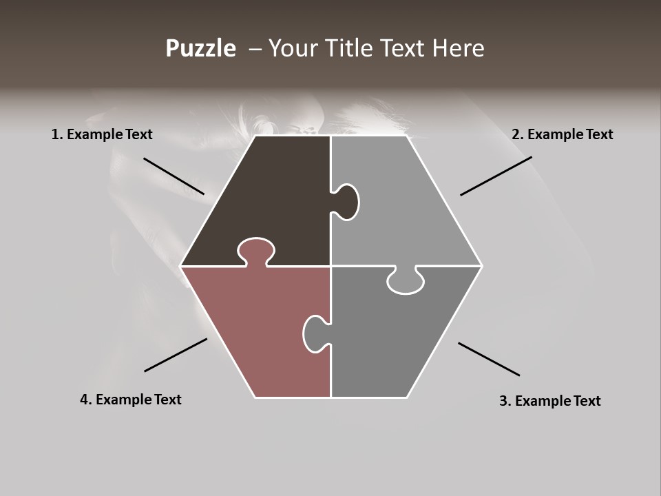 Sensuality Glamor Posing PowerPoint Template