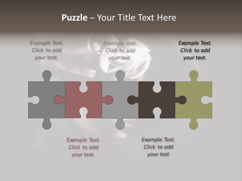 Sensuality Glamor Posing PowerPoint Template