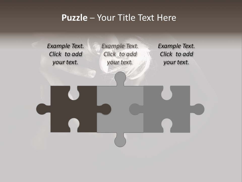 Sensuality Glamor Posing PowerPoint Template