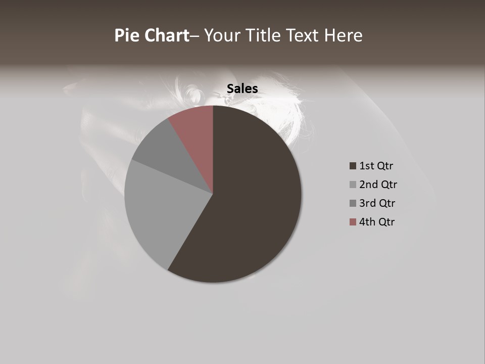 Sensuality Glamor Posing PowerPoint Template