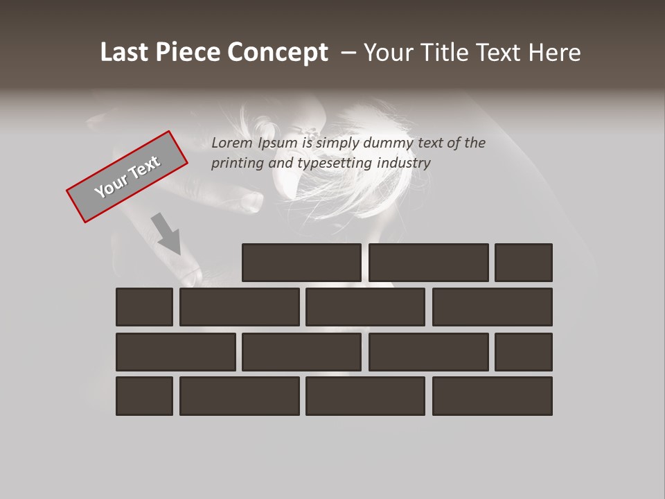 Sensuality Glamor Posing PowerPoint Template